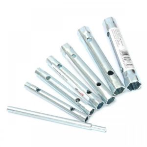 6Pcs Tubular Box Spanner Tube Spanner Wrench Metric Socket Set 6mm-17mm