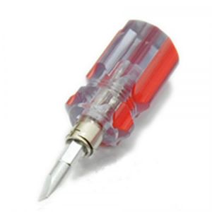 Mini Bidirectional Interchangeable Head Screwdriver Phillips &amp; Flat Tip Screwdriver For DIY Repair Tools