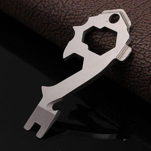 AOTDDOR EDC 12 in 1 Multi-function Key Bottle Opener Keychain Gadget