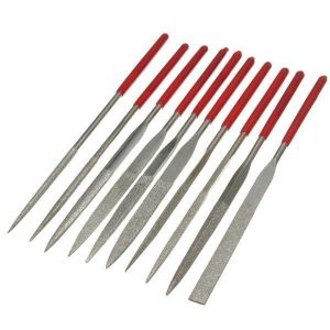 Raitool&trade; HT05 10pcs Ceramic Emery Rasp Diamond Needle Files Grinding Cutting Tool