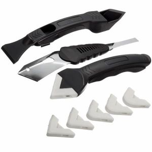 3Pcs Silicone Scraper Caulking Grouting Sealant Finishing Cleaning Tool Kit