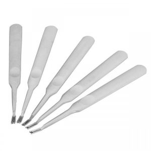 5Pcs V Shaped Hand Working Leather Groover Edge Beveler Skiving Craft DIY Tool