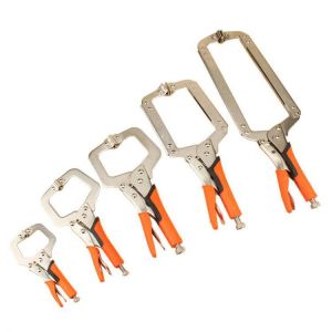 MYTEC MC-010102 C Type D-type Crimping Pliers Square Mouth Rubber Handle Woodworking Fast Pliers