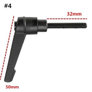 Zinc Alloy M5 16-32mm Male Thread Adjustable Clamp Handle Tool