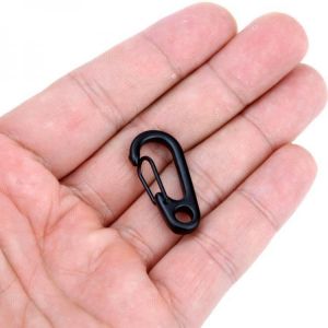 26mm Alloy Mini Carabiner Snap Hook Keychain Hanging Buckle EDC Tool