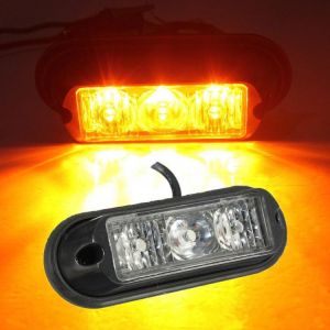 shopping אורות לרכב 3 LED Flashing Strobe Recovery Beacon Lights Breakdown Lamp Trunk Lorries Amber