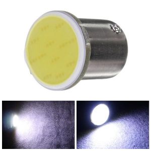 shopping אורות לרכב 1156 BA15S COB 12Chip LED Car White Brake Reversing Light Bulb