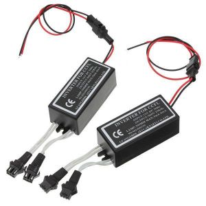 2PCS CCFL Angel Eyes Halo Ring Lights Inverters 12V Anti Interference