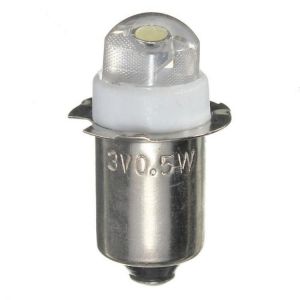 P13.5S LED Flashlight Replacement Bulb 0.5W 100LM Torch Work Light Lamp DC 3V 4.5V 6V