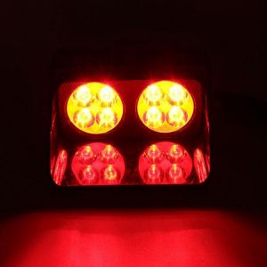 LED Windshield Warning Light Car Flash Police Beacon Emergency Strobe Signal Windscreen Lamp 12V