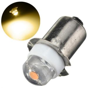 P13.5S PR2 LED Flashlight Bulb 0.5W Interior Torch Replacement Bulb DC3-18V Pure/Warm White