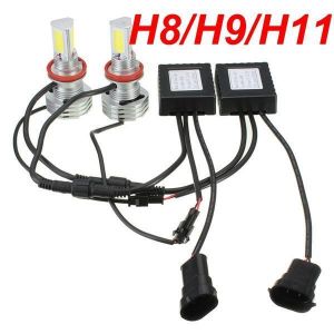 Pair 39W 4500LM COB LED Headlight Bulbs H4 H7 H8 H9 H11 9004 9005 9006 9007 IP65