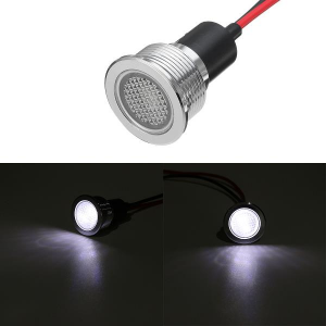 19mm 12V LED Panel Pilot Dash Light Indicator Warning light Car Boat Signal Lamp
