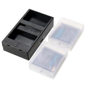 TELESIN Xiaomi Yi Charger Double Battery One Charger Accessoires for Xiaomi Yi Sport Camera