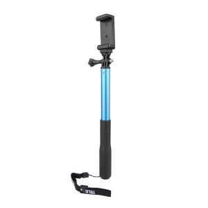 28-95CM Aluminum Blue Self Portrait Handheld Monopod for Xiaomi Yi Gopro Phone