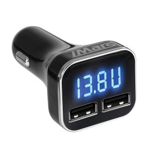 iMars&trade; 5V 4.8A Dual USB Car Charger Adapter Current Detection for Cell Phone iPhone SE/6S/6S Plus/6/6 Plus/Galaxy S7