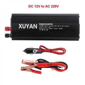 XUYUAN 5000W Car Power Inverter DC 12/24V to AC 110/220V Modified Sine Wave Converter with USB Charging Port