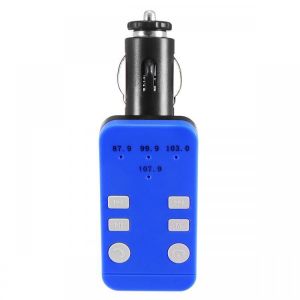 shopping ציוד אלקטרוני לרכב 703E bluetooth Car Kit MP3 FM Transmitter Handsfree USB 12V TF Card USB Music Player