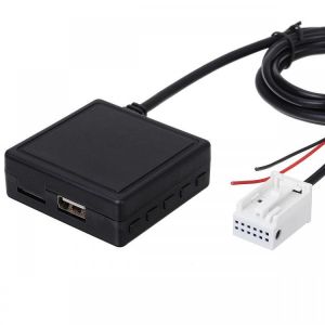 bluetooth Module HIFI Audio AUX Cable Adapter Microphone Support TF Card U Disk for Citroen Peugeot