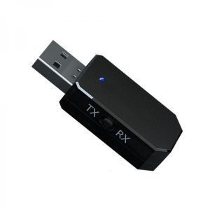 iMars KN331 bluetooth 5.0 Audio Receiver Transmitter 2-in-1 USB 3.5mm AUX Jack Stereo Adapter for TV Headphone PC Car CD Player