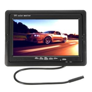 7 Inch Car Rear View TFT LCD Monitor + 170&deg; Waterproof Reverse Back Parking Camera