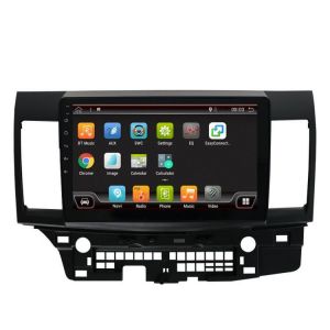 YUEHOO 10.1 Inch 2 DIN for Android 9.0 Car Stereo 4+32G Quad Core MP5 Player GPS WIFI 4G FM AM RDS Radio for Mitsubishi Lancer