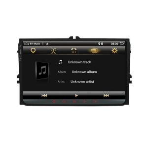 YUEHOO 9 Inch 2 DIN for Android 8.0 4 Core 2+32G Car Stereo Radio Player GPS Touch Screen 4G bluetooth FM AM RDS DAB+ for VW Skoda