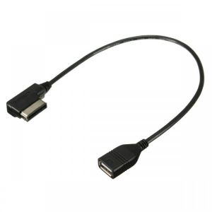 Car Audio AMI AUX to USB Cable Data Charging Adapter for Audi A3 A4 A5 A6L Q5 VW Tiguan