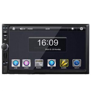 7 Inch Touch Screen bluetooth Dual Spindle Universal Car MP5 Player With or Without GPS