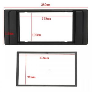 2 Din Car Stereo Radio Multimedia Player Fascia Panel for For  BMW X5 E53 E39