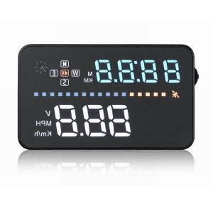 shopping אזעקה ומערכות אבטחה לרכב A3 Head Up Display 3.5 Inch Car Hud OBD2 Interface Plug Play Vehicle Engine Speed