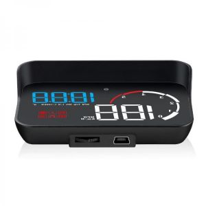 shopping אזעקה ומערכות אבטחה לרכב M10 Car OBD2 HUD Head Up Display Digital Speedometer Windshield Projector Reader Engine RPM Faulty Code Water Temperature