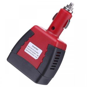 shopping מערכות למציאת תקלות 75W 12V to 220V Portable Car Power Inverter Charger Converter USB 2.1A 5V