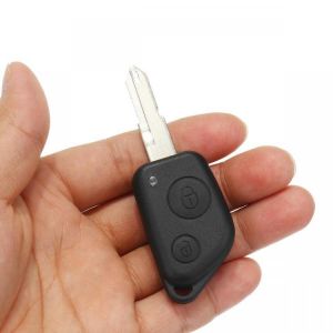 shopping מערכות למציאת תקלות 2 Buttons Remote Key Case Fob Shell Uncut Replacement For Peugeot 106 205 206 306 405 406