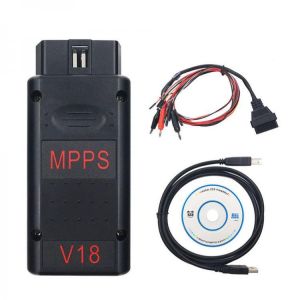 MPPS V18 Car ECU Programming Tool Programmer MAIN+TRICORE+MULTIBOOT with Tricore Cable Better Than V16 V13 Version