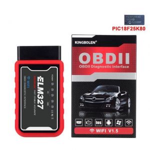 shopping מערכות למציאת תקלות ELM327 Car OBD II Diagnostic Tool Auto Scanner Code Reader WiFi bluetooth V1.5 PIC18F25K80 Chip For IPhone/Android/PC