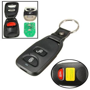 shopping חלקים לרכב 2 Buttons+Panic Keyless Entry Remote Key Fob for Hyundai Santa Fe Tucson 315MHz