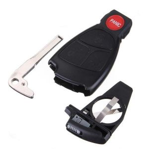 shopping חלקים לרכב Remote Keyless Smart Key Fob Case Shell With Battery Holder For Benz