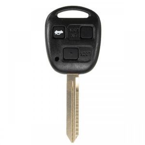 shopping חלקים לרכב 3 Button Remote Key Case Fob Toy47 for Toyota Corolla Camry Yaris Hiace Avensis