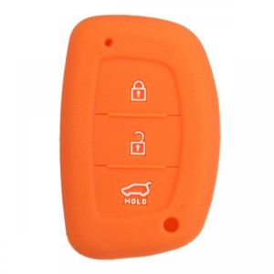 Car Remote Key Silicone Fob Protector Cover Case Three Button For Hyundai I40 Mistra Solaris