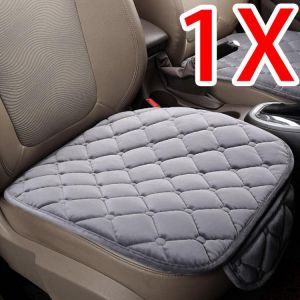 Universal Autumn Winter Rhombus Front &amp; Rear Row Car Seat Cover Pad Small Mat Auto Chair Cushion