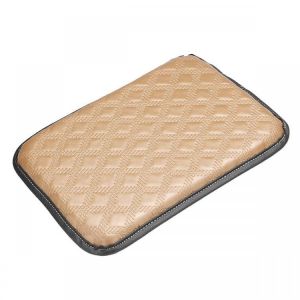 Universal Car Auto Armrest Pad Cover Center Console Box Leather Cushion 3-Colors