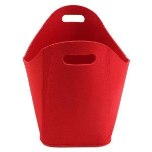 Car Storage Bag Folding Storage Basket  Fire Wood Holder Storage Fireside Bin