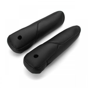 2Pcs Microfibre Leather+ Foam Car Arm Rest Protective Cover Cushion for Honda CRV 2007-09