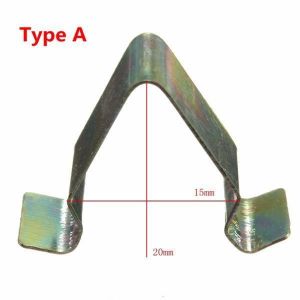 5Pcs Metal Trim Panel Lining Clips Interior Upholstery For VW Audi Seat Skoda