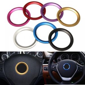 shopping אביזרי פנים לרכב Car Steel Ring Wheel Center Decoration Ring Cover Fit for BMW 1 3 4 5 7 Series