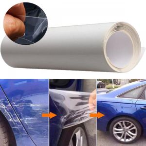 shopping אביזרי חוץ לרכב 40x200cm Car Door Edge Clear Protective Satin Finish Vinyl Wrap Guard Film Sheet Transparent Sticker Cover Coat