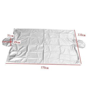 170cmx110cm Car Wind Shield Snow Cover Sunshade Waterproof Protector with Hook