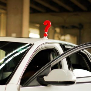 WenTongZi&reg; 20cm Adorable Solid Question Mark Type Car Roof Ornament