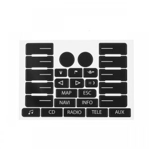 Car Control Button Repair Kit Decals Stickers for VW Volkswagen Touareg 04&ndash;09